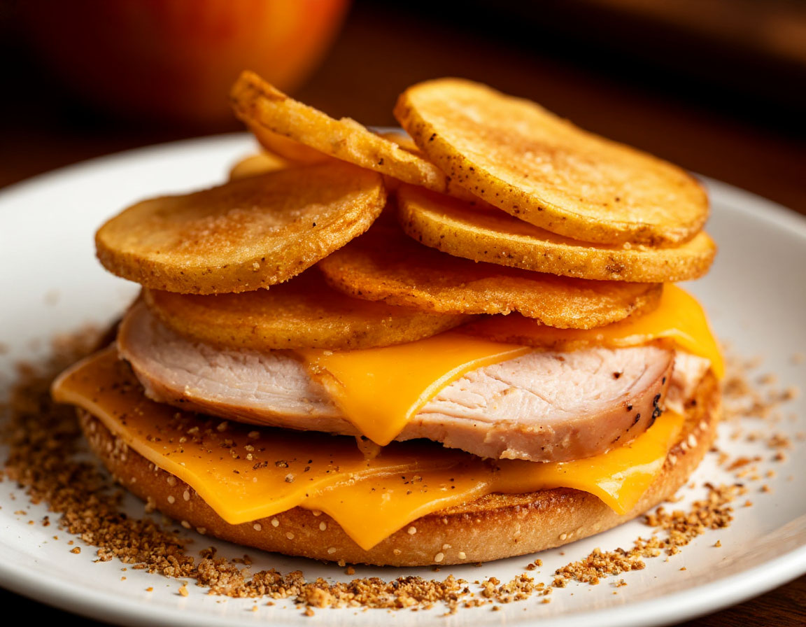 Turkey Apple Cheddar Sandwich