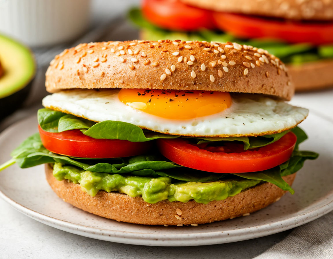 Avocado Egg White Sandwich